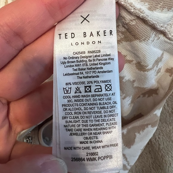 Ted Baker size 2 Poppii High Neck Sleeveless Bodysuit NWT - Picture 12 of 13